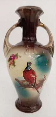 Buy Vintage Devon Pottery Vase Pheasant Design Decorative Collectable 20cm • 6.99£