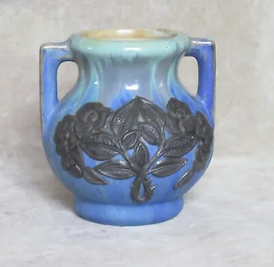 Buy French Art Pottery Vase By Pierrefonds With Bronze Overlay • 47.19£