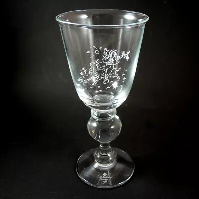 Buy Vintage 1985 Holmegaard Hans Christian Andersen 15.5cm Wine Glass Motif 5 • 15.64£