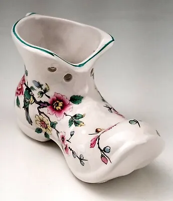 Buy Vintage Ceramic Shoe, James Kent, Old Foley, Chinese Rose, Cherry Blossom • 8.40£