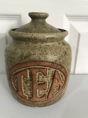 Buy Vintage Tremar Pottery Cornish Tea Lidded Cannister Jar • 14.99£