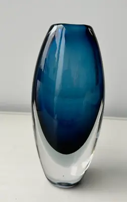 Buy Vintage MCM Kosta Boda - Vicke Lindstrand Sommerso Glass Bud Vase  Signed #1826 • 115.26£
