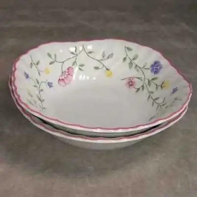 Buy Johnson Bros Summer Chintz Square Cereal Bowls 2 Flawed • 5.30£