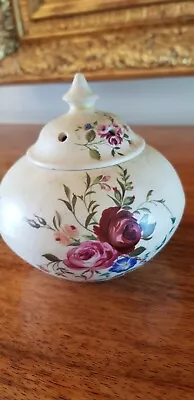 Buy Vintage Axe Vale Pottery Devon Covered Jar Potpourri C1950s-1980s • 9.25£