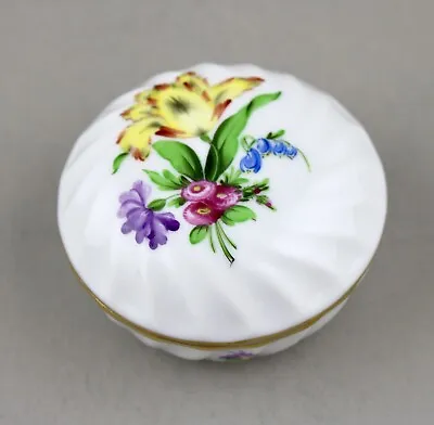 Buy Herend Hand Painted Porcelain Printemps Bt Trinket Box & Cover 6037 1st Perfect! • 35£