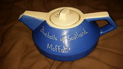 Buy Lovely Devonmoor England Blue Teapot Bluebells Of Scotland Moffat  • 4.99£