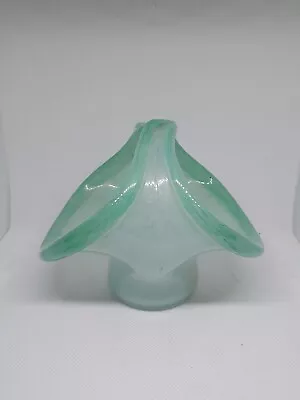 Buy Monart/Vasart/Strathearn Perthshire Scottish Glass Posie Basket/Vase 4.5 Inch • 18.99£