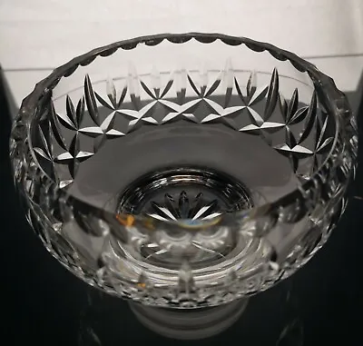 Buy Thomas Webb Cut Glass Crystal Rose Bowl • 14.99£