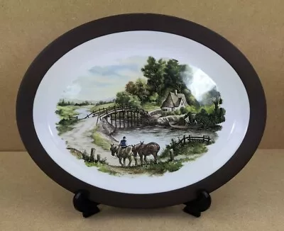 Buy Pottery Hornsea Lancaster Ceramic Oval Serving Plate, Country Scene • 8.50£