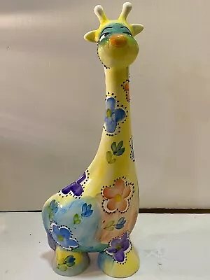 Buy Vintage Limited Edition Turov Hand Painted Ceramic Giraffe 16 In Tall • 144.03£