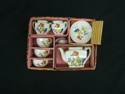 Buy 11 Piece Child's Tea Set Fairylite Foreign Mother Goose? In Original Box VGC  • 17.07£