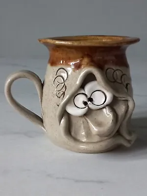 Buy Vintage Pretty Ugly Pottery Glazed Handmade Mug - Made In Wales  • 6£