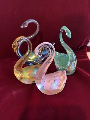 Buy Heron Glass. Swans. X4.  • 55£