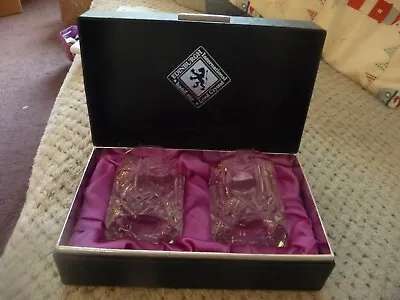 Buy Edinburgh Crystal Hand Cut Lead Crystal Imported Whisky Glasses Boxed  • 35.99£