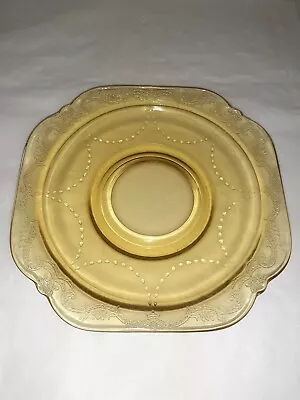 Buy Vtg Amber '76 Recollection 6 Inch Saucer Madrid Pattern • 7.78£