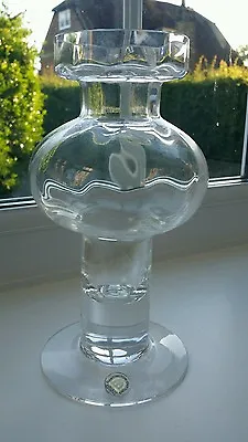 Buy Vintage Dartington 'Primavera' Art Glass  Candle Holder Design By Frank Thrower. • 24£