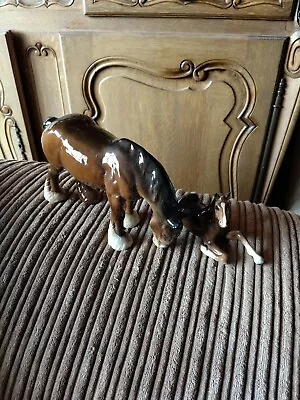 Buy Beswick Shire Horse And Shire Foal • 30£