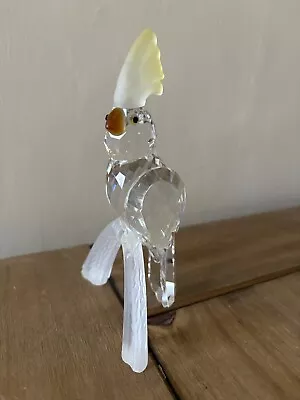 Buy Cockatiel Crystal Sculpture Parrot Cockatoo Ornament Figurine Glass • 2.20£