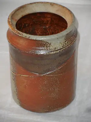 Buy Vintage Studio Pottery Salt Glaze Stoneware Pot Rowena Kinsman? 14cm High No Lid • 11.99£