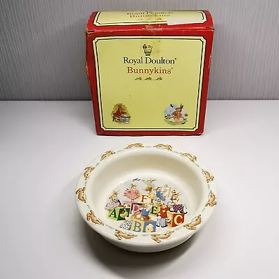Buy Royal Doulton Bunnykins ABC' Vintage 1994 Fine China Baby Bowl RARE Collectable • 35£