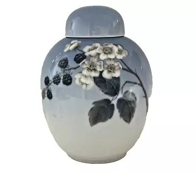 Buy Royal Copenhagen Art Nouveau Vase With Blackcurrants & Flowers • 39.99£