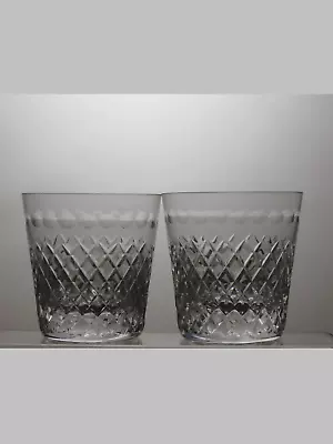 Buy Stuart Crystal  Hardwicke  Cut Glass Set Of 2 Old Fashioned Tumblers 3 1/2  - 43 • 59.99£