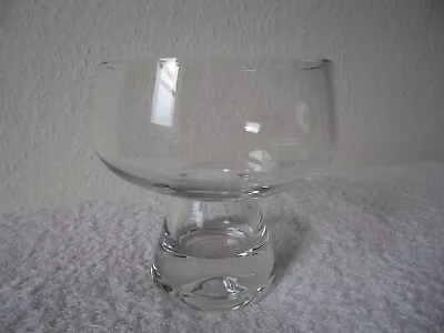 Buy Small Heavy Stem Footed Glass Bowl Dish Candle Holder 4.25  High 4  Diam Perfect • 6.99£