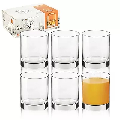 Buy 6 X Bormioli Rocco Cortina Dinner Whiskey Cocktail Tumbler Drinking Glasses Sets • 11.99£