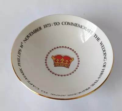 Buy QUEEN ANNE POTTERY ~  Dish Marking Princess Anne’s 1st Wedding In 1973. • 3.99£