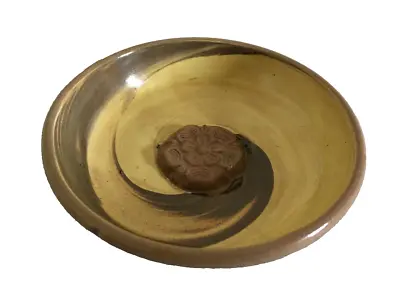 Buy Vintage Modernist Studio Art Pottery Decorative Pin Dish Bowl Marked PK England • 8£