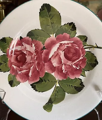 Buy Wemyss Ware Scottish Fife Pottery Cabbage Roses Plate • 48£