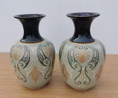 Buy Rare Lovatts Langley Pottery Vase Denby X 2 A Pair Of • 61.99£