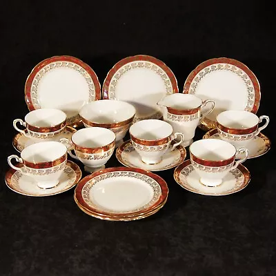 Buy Royal Stafford Bone China 19 Piece Part Morning Glory Tea Set Cups Plates • 25£