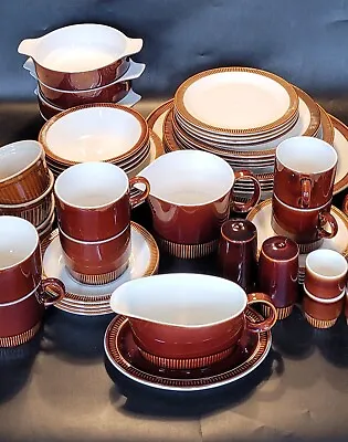 Buy Vintage MCM 1960s/70s Poole Pottery Chestnut Dinner Wares - Sold Individually • 5.50£