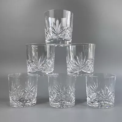 Buy Cut Crystal Glass Tumblers X 6. Top Quality Old Fashioned / Whiskey Set. 250ml • 54.99£