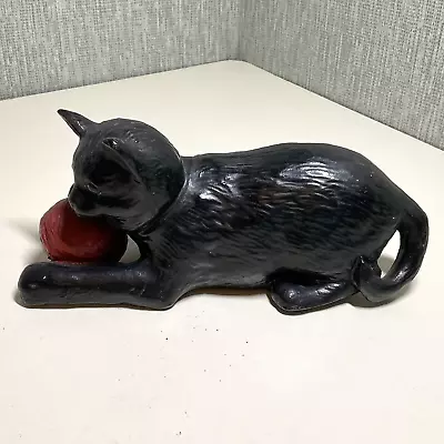 Buy Victorian Antique Bretby Art Pottery Cat Figurine C1890 • 16£
