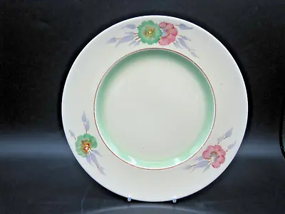 Buy CLARICE CLIFF Hand Painted Floral Salad Or Dessert Plate. DATED 1938 WILKINSON. • 22£