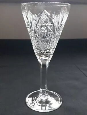 Buy 6 XVintage Crystal Fluted Glasses 12x5.5cm No 5 • 12£