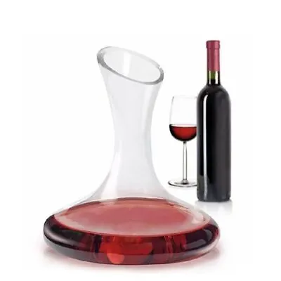Buy 1.5L Glass Red Wine Alcohol Whisky Decanter Carafe Ships Decanter Port Server • 13.95£