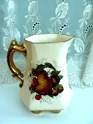 Buy Staffordshire Earthenware (  Klm Pottery )    Jug/pitcher    2 Pint  * Fruits * • 12£