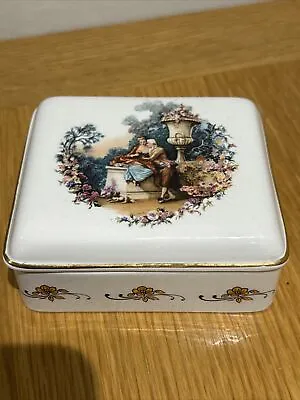 Buy Vintage Ceramic Trinket Dish & Lid Lord Nelson Potteries Kitsch England Trad • 10£