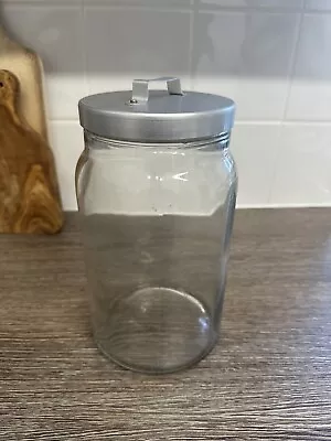 Buy Vintage Glass Sweet / Toffee Jar With Lid • 8.50£