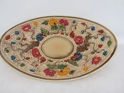 Buy H. J. Wood Of Staffordshire England 'Indian Tree' Hand Painted Oval Plate • 15£