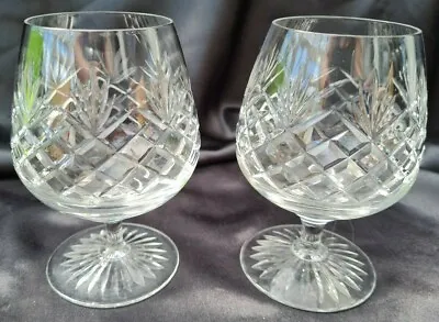 Buy Brandy Glasses X 2 Cut Glass  • 16.99£