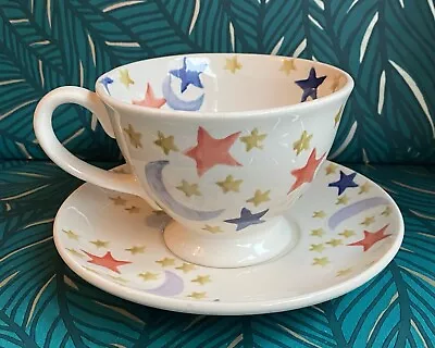 Buy Fab Royal Winton Tradition Moons & Stars Hand Decorated Spongeware Cup & Saucer • 7.99£