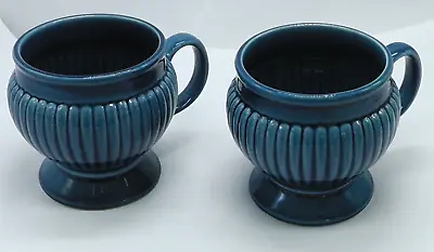 Buy Carlton Ware - Athena - Art Deco - Mug / Cup - Blue - No. 2806,  X2 • 24.95£