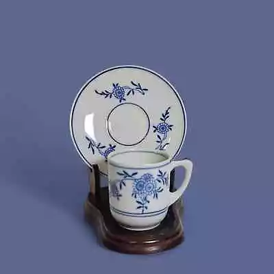 Buy Antique Porzellanfabrik Moschendorf Bavarian Porcelain Demitasse Tea Cup Saucer • 28.82£