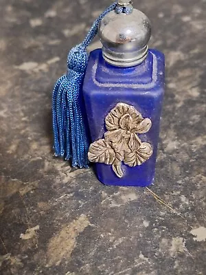 Buy Vintage Cobalt Blue Glass Perfume Bottle, Cobalt Blue Glass Scent Bottle • 10£