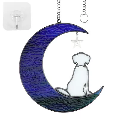 Buy Easy Install Angel Sympathy Dog Suncatcher Stained Glass Pet Window Hanging Home • 14.82£