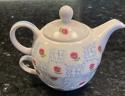 Buy Laura Ashley Joan Tea For One Set Teapot Teacup Fine Bone China English Made • 15£
